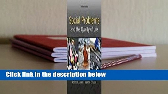 Full version  Social Problems and the Quality of Life  For Online