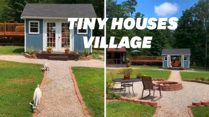 Ces parents ont fabriqué des "tiny houses" pour respecter l’intimité de leurs enfants