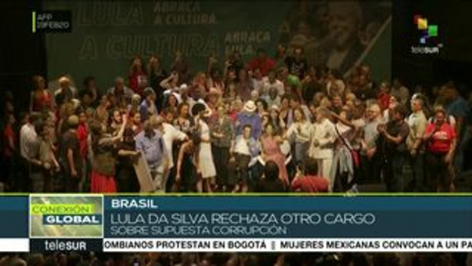 Lula reitera ser inocente ante nuevas acusaciones sobre corrupción