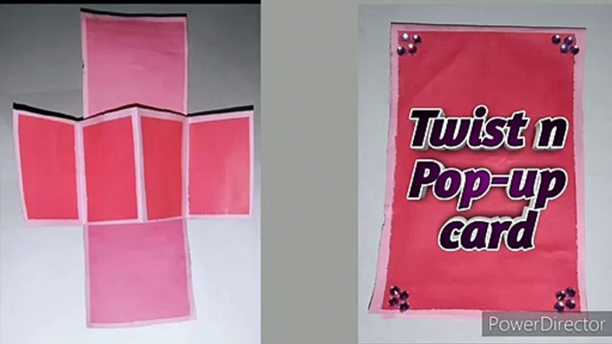 Twist n Pop-up Card | Valentine's day card | handmade card idea | Scrapbook pages | Greeting cards | scrapbook cards | 2020 easy cards | card idea for special one | Happy Crafting with Adeeba