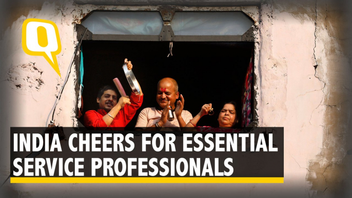 People Across India Cheer For Essential Service Professionals on PM Modi's Request