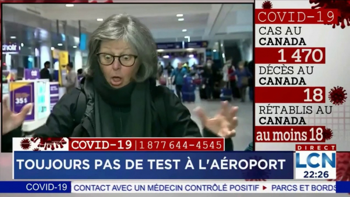 Coronavirus: Toujours aucun test du COVID-19 ni mesures draconiennes a l'aéroport international Montréal-Trudeau les voyageurs québécois sont sidérés