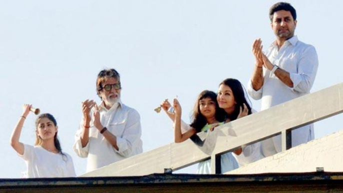 Amitabh Bachchan, Aishwarya, Abhishek, Shweta Nanda & Navya Naveli Support Janata Curfew