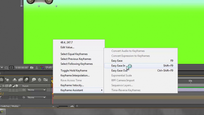 After Effects Basics 13 Keyframes Pt 2 Easing