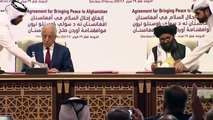 US signs peace deal with Afghanistan's Taliban after 18 years of war