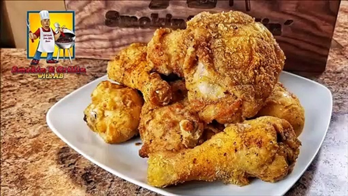 Airfryer Crispy Chicken Legs and Thighs! Fried Chicken!