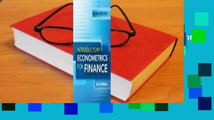 About For Books  Introductory Econometrics for Finance  For Online