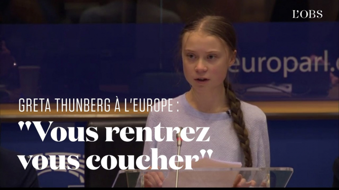 Greta Thunberg face à l'Europe : 8 minutes d'un discours tonitruant contre le "Green deal"