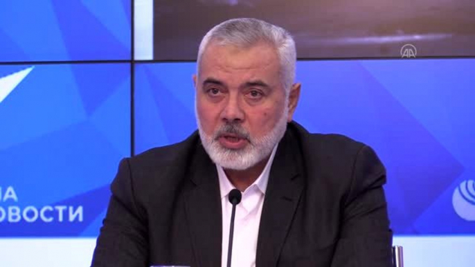 Hamas Siyasi Büro Başkanı Heniyye: "Filistinlilerin ABD'nin sözde Orta Doğu barış planına karşı...