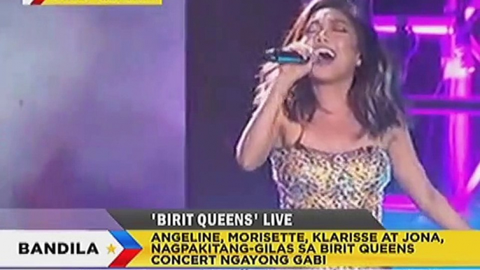 Angeline, Morisette, Klarisse at Jona, nagpakitang-gilas sa Birit Queens concert ngayong gabi