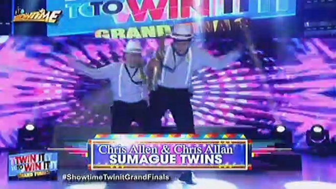 TWIN IT TO WIN IT Grand Finals: Saxophone performance by Sumague twins