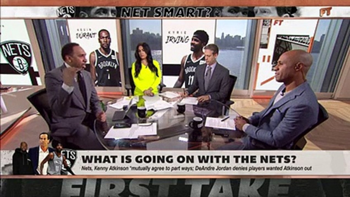 Stephen A.'s top candidates to coach Kevin Durant and Kyrie Irving on the Nets | First Take(1)