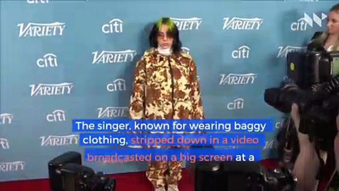 Billie Eilish Takes Off Shirt In Protest of Body Shaming