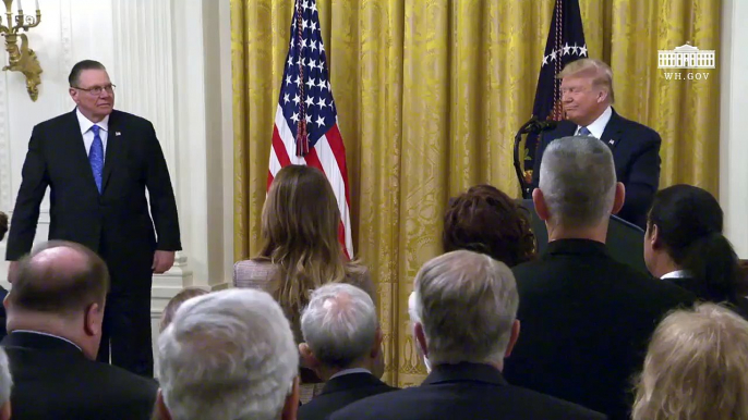 President Trump Presents the Presidential Medal of Freedom to General Jack Keane