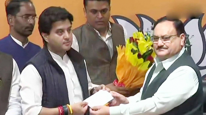 Jyotiraditya Scindia formally joins BJP