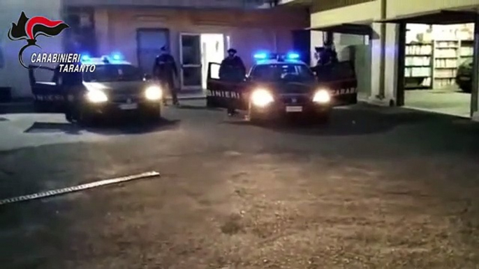 Taranto - Due evasi dal carcere di Foggia arrestati dai Carabinieri (11.03.20)