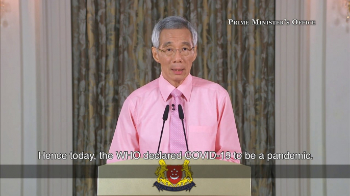 THN TV24 13 PM Lee Hsien Loong on the COVID-19 situation in Singapore on 12 March 2020