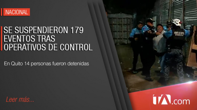 Intendencias de Policía realizaron en el país 405 operativos de control