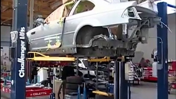 Spectrum Collision Center uses Celette frame machine and jigs in Irvine, CA to repair car right