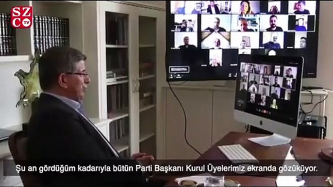 Gelecek Partisi, Parti Başkanlık Kurulu toplantısını dijital ortamda gerçekleştirdi