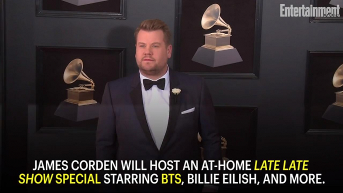 BTS, Billie Eilish, More to Join James Corden Remotely for Star-Studded Late Late Show Special