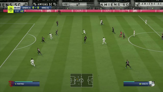 FIFA 20 : notre simulation de Amiens SC - Nîmes Olympique (L1 - 33e journée)