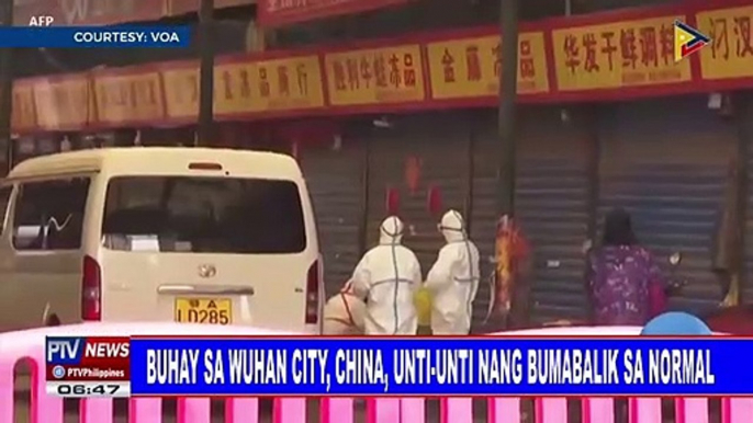 Buhay sa Wuhan City, China, unti-unti nang bumabalik sa normal; OFW sa Wuhan City, China may payo sa mga kababayan sa Pilipinas