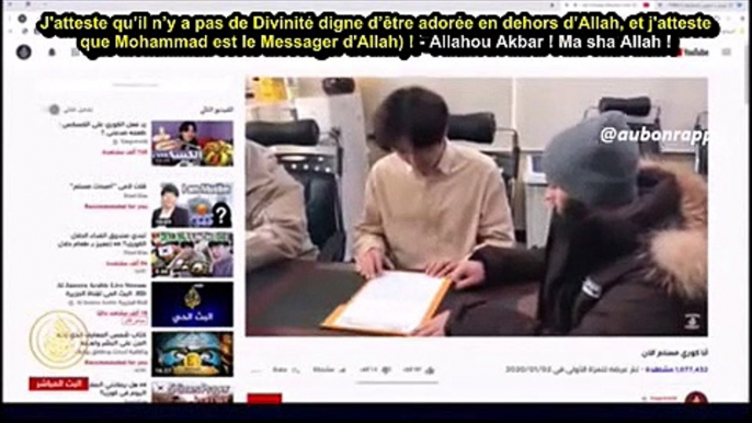 Émouvant Un célèbre youtubeur coréen embrasse l'Islam