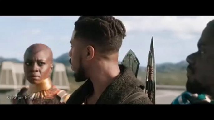 Black Panther Wakanda Battle Killmonger Vs Black Panther Final Battle Fight Scene HD