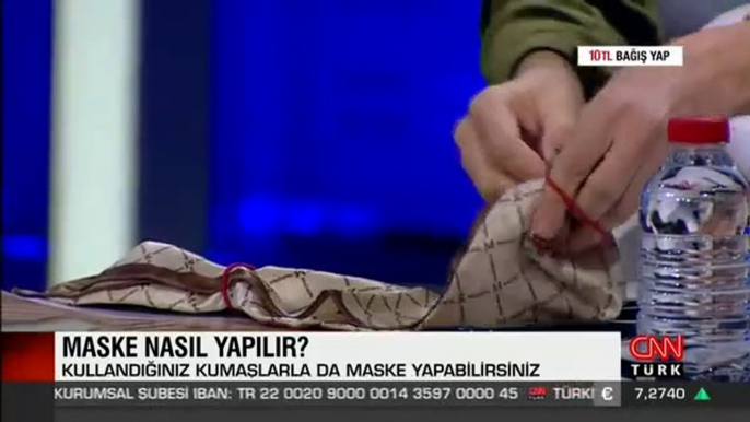 Maske Nasıl Yapılır? Evde maske nasıl yapılır? Maske Nasıl Yapılır Video - Eşarptan Maske Yapımı