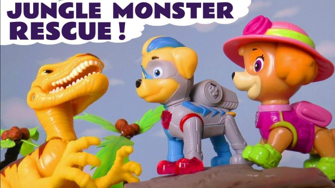 Paw Patrol Mighty Pups Dinosaur Jungle Rescue with Funny Funlings in this Family Friendly Full Episode English Toy Story for Kids with pranks from a Family Channel