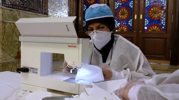 Shrine in Iran becomes mask factory as country’s coronavirus death toll nears 4,000