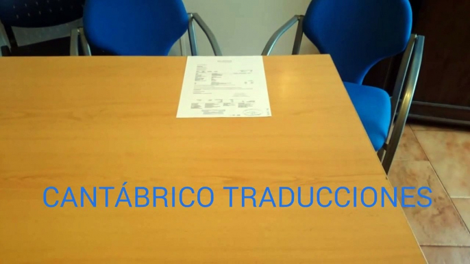 Traducción jurada factura vehículo, Traductor jurado en Santander, Traducción jurada en Santander, Agencia de traducciones en Santander, Servicio de traducción jurada en Santander