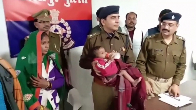 Husband and wife arrested in child kidnap case in Up mirzapur