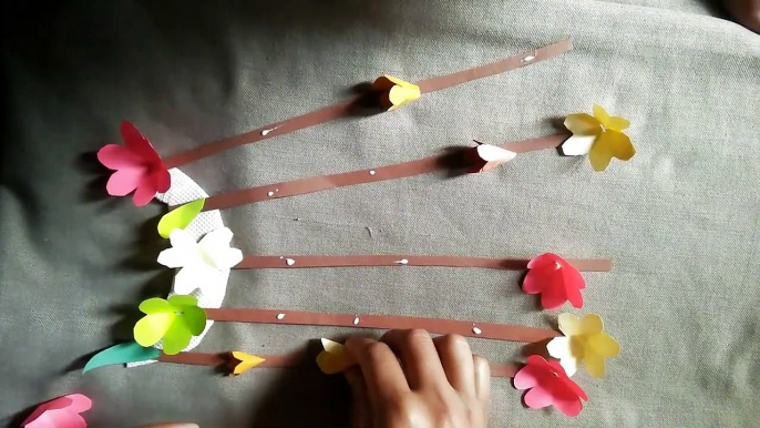 easy paper flower | beautiful paper flower making with paper | paper craft | paper flower |