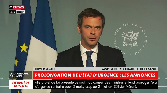 Coronavirus: Olivier Véran : La quarantaine et l'isolement ne seront "obligatoires que lors de l'arrivée" en France