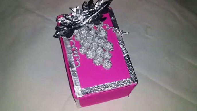 Easy gift box ideas _ Waste material crafts _ Diy foil craft _