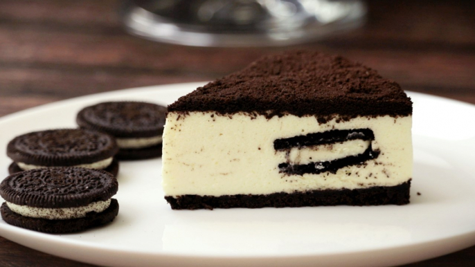 تشيز كيك أوريو السريع  بدون فرن | Oreo Cheesecake No Bake