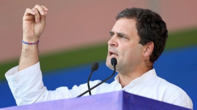 Rahul Gandhi addresses rally at Gandhi Maidan after three decades