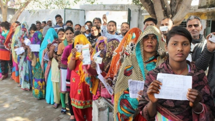 Lok Sabha Election: 50.77% voter turnout recorded till 4 pm in Phase 6