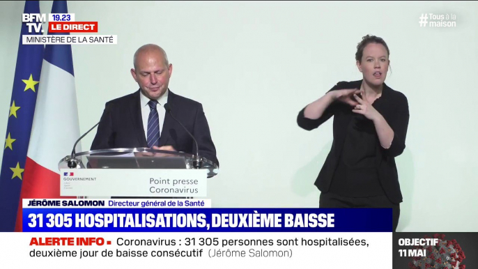 Coronavirus: depuis le début de l'épidémie, "32.812 personnes hospitalisées sont rentrées à domicile", selon Salomon