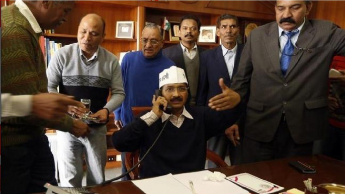Arvind Kejriwal Takes Charges As Chief Minister Of Delhi