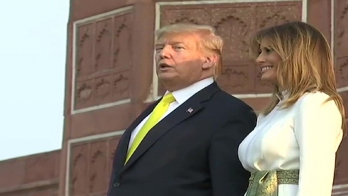 US President Donald Trump And First Lady Melania Trump Visit Taj Mahal