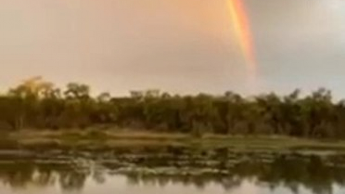 Cet arc-en-ciel est à couper le souffle