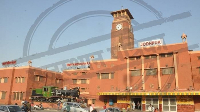 railway DRM visited jodhpur railway station