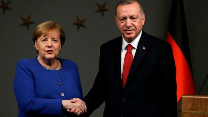 Cumhurbaşkanı Erdoğan, Almanya Başbakanı Angela Merkel ile telefonda görüştü