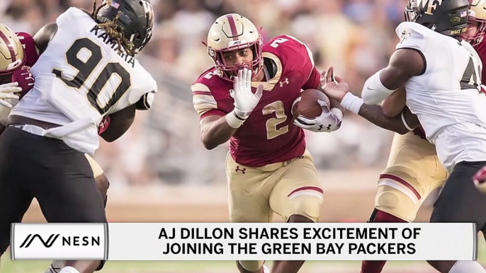 AJ Dillon Shares Excitement In Joining The Green Bay Packers