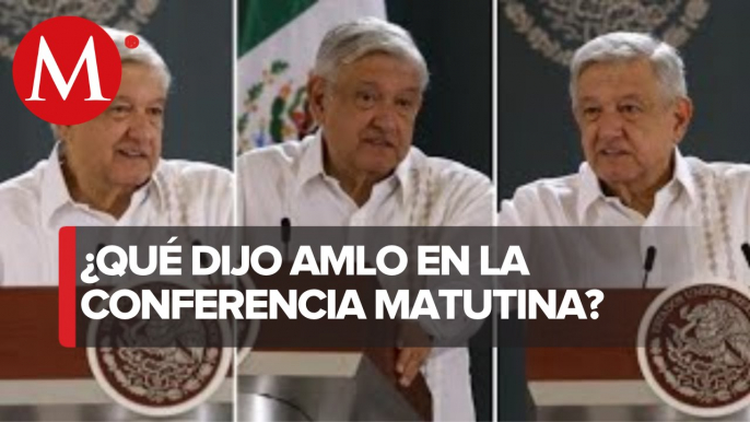 Los temas de AMLO en la mañanera del 01 de junio