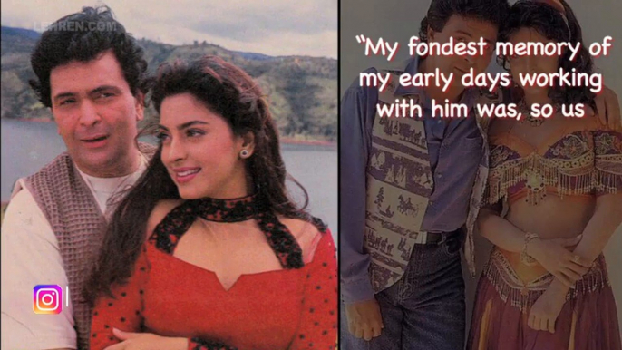 Juhi Chawla Shares Her Old Memories With Rishi Kapoor