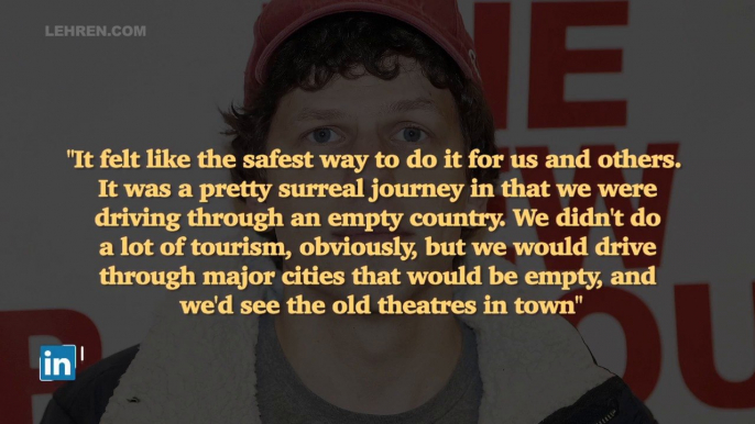 Here’s How Jesse Eisenberg Is Spending Quarantine